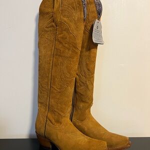 Women's Suede Cowboy Boots